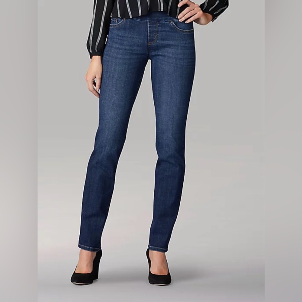 LEE Sculpting Slim Fit Mid Rise Pull On Jeans